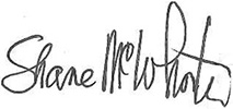 Shane McWhorter's signature
